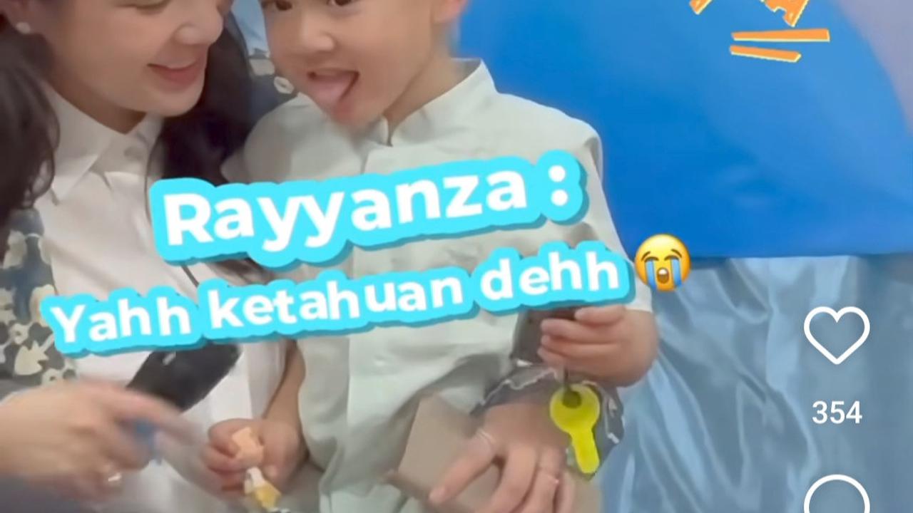 Rayyanza Ketahuan Bohong Soal Puasa, Ekspresi Nagita Jadi Sorotan