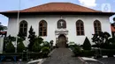Suasana Gereja Sion yang berada di sudut Jalan Pangeran Jayakarta, Taman Sari, Jakarta Barat, Jumat (23/12/2022). Gereja Sion atau dikenal juga dengan nama Portygeesche Buintenkerk yang usianya mencapai 326 tahun. Namanya Gereja Portugis, bukan berati didirikan oleh orang Portugis, melainkan orang Belanda. Setelah Indonesia Merdeka, Portugreesche Buitenkerk berganti nama menjadi Gereja Portugis. (Liputan6.com/Johan Tallo)