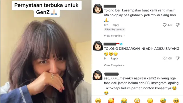 Viral Ibu Muda Layangkan Surat untuk Gen Z Agar Bisa Nonton Coldplay