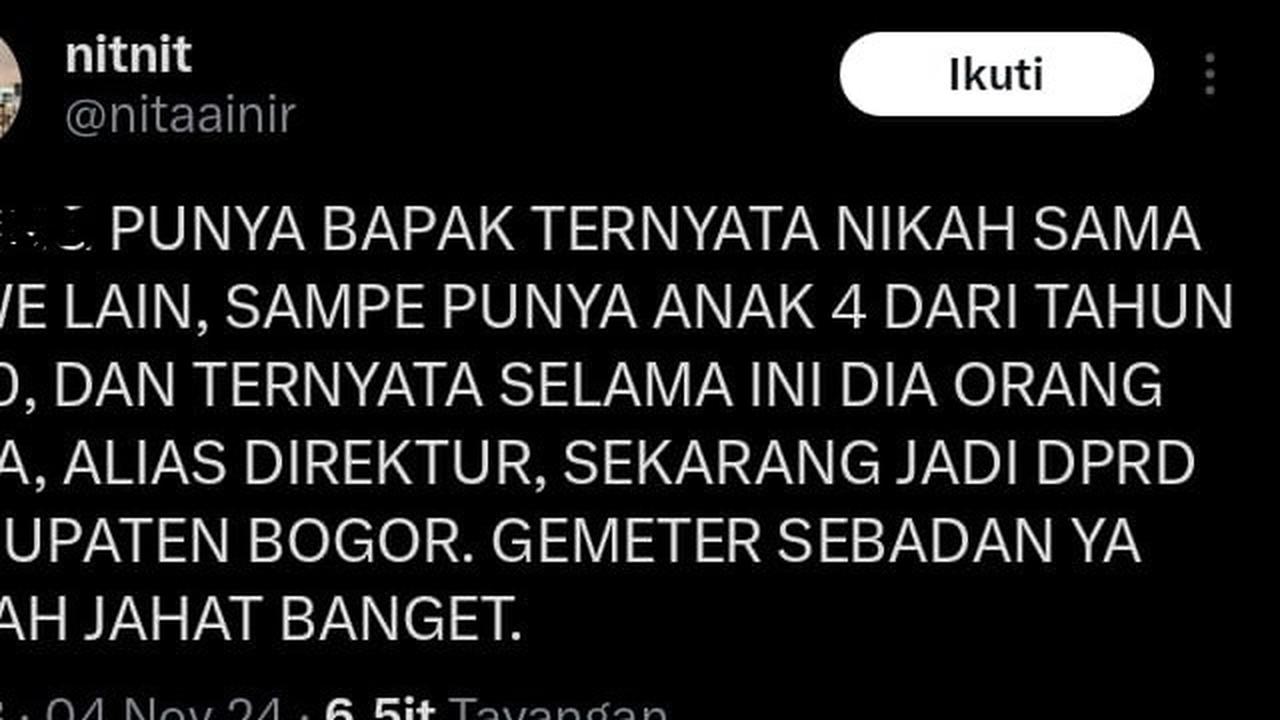 Profil Candra Kusuma, Anggota DPRD Kabupaten Bogor yang Perselingkuhannya Dibongkar Anak di Medsos