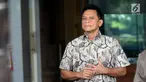 Dirut PT Mugi Rekso Abadi, Soetikno Soedarjo bersiap meninggalkan gedung KPK usai diperiksa, Jakarta, Selasa (23/2). Soetikno diperiksa sebagai saksi dugaan korupsi pengadaan mesin dan pesawat di PT Garuda Indonesia. (Liputan6.com/Helmi Fithriansyah)