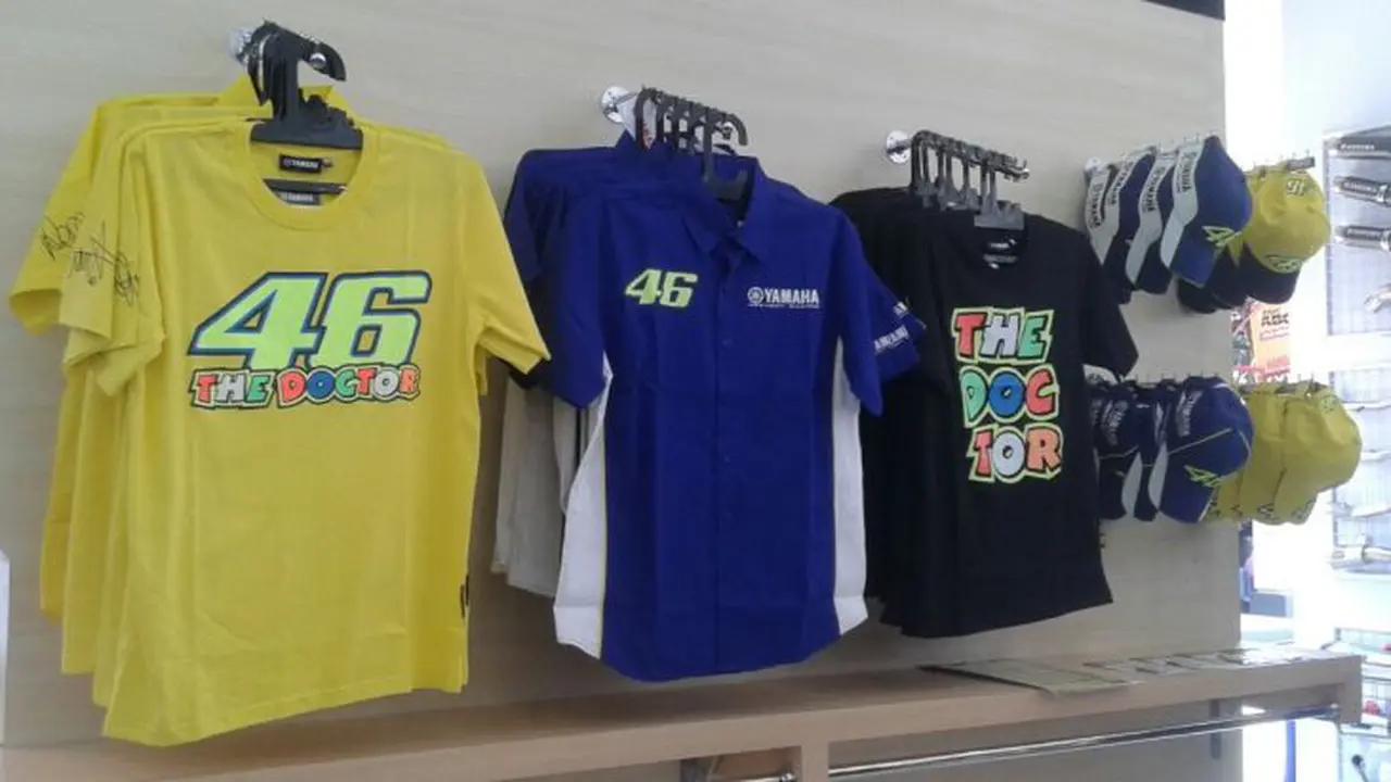 Yamaha Indonesia Rilis Apparel Khusus Valentino Rossi