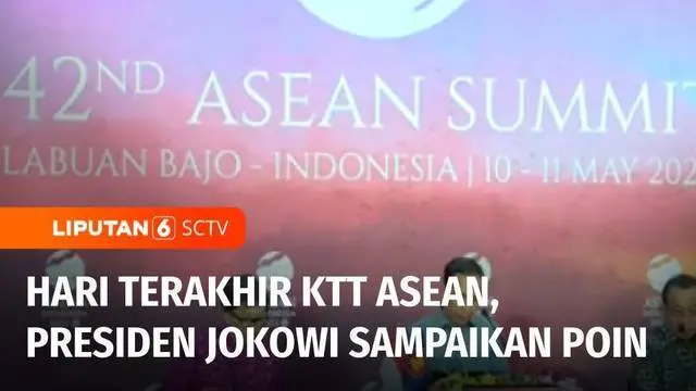 KTT ASEAN ke-42 di Labuan Bajo telah berakhir. Di hari terakhir, Presiden Joko Widodo menyampaikan kesimpulan empat poin telah disepakati oleh pemimpin ASEAN.