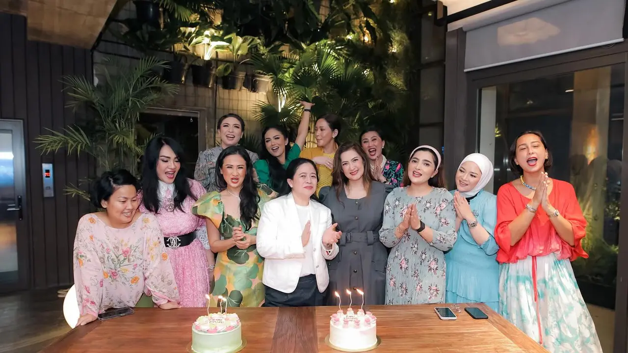 7 Potret Ulang Tahun Nafa Urbach Bareng Sahabat, Dihadiri Puan Maharani
