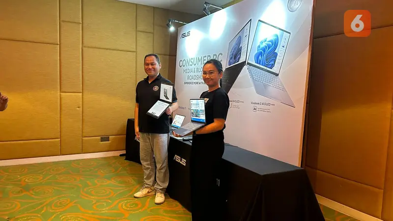 Asus Luncurkan Laptop Hardware dengan Fitur berbasis AI