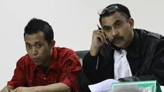 Sidang lanjutan untuk terdakwa Hendra Saputra kembali digelar di Pengadilan Tipikor Jakarta, Kamis (5/6/2014) (Liputan6.com/Faizal Fanani).