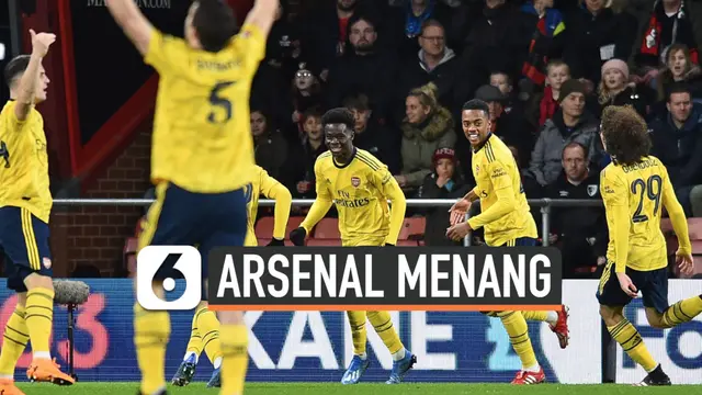 VIDEO: Dominasi Permainan, Arsenal Sikat Bournemeouth 2-1
