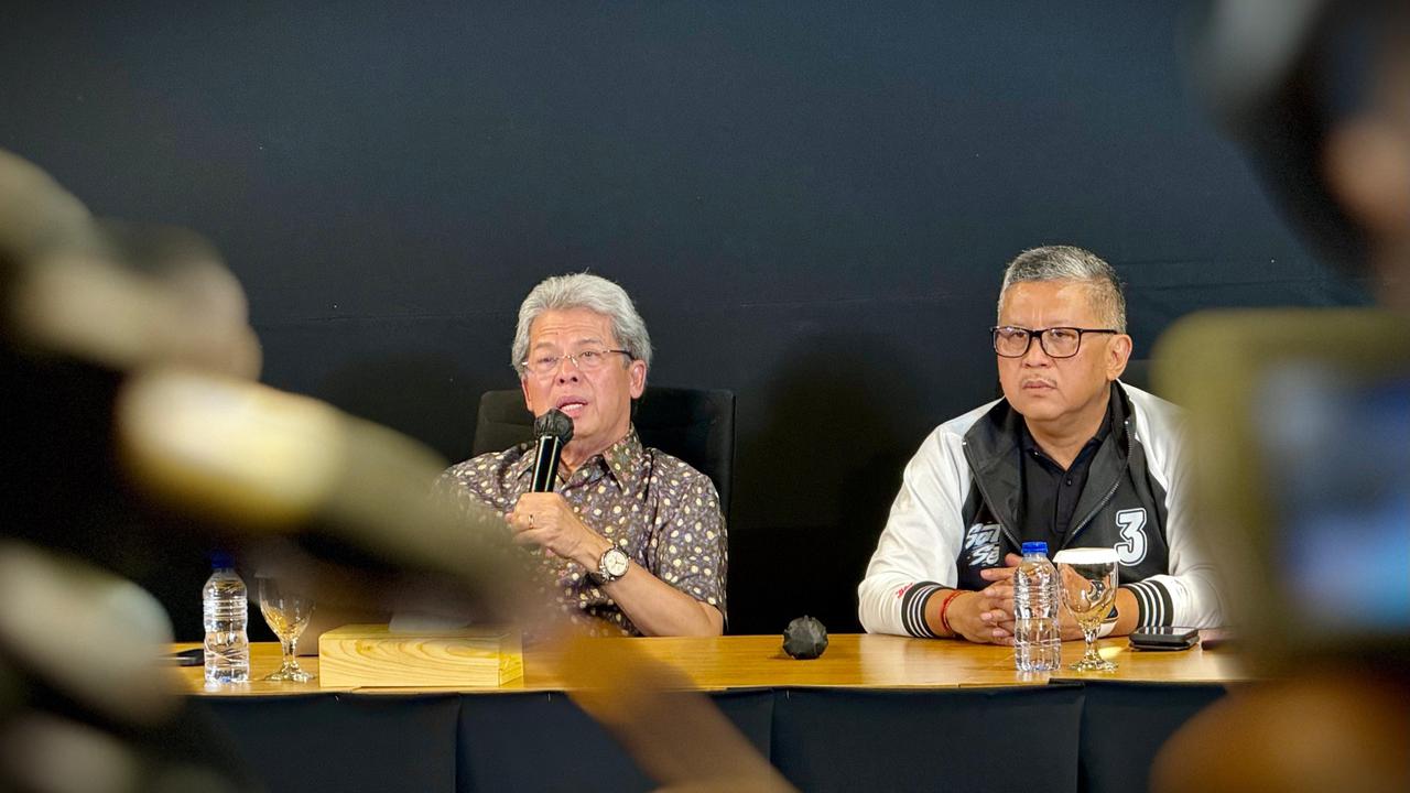 Sekretaris Tim Pemenangan Nasional (TPN) Ganjar Pranowo dan Mahfud Md, Hasto Kristiyanto