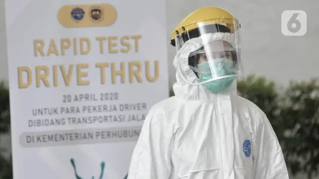 Rapid Test Drive Thru Pengemudi Angkutan Umum