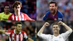 Dalam dua dekade terakhir LaLiga mengukuhkan diri sebagai salah satu liga terbaik di dunia. Hal tersebut terjadi dikarenakan banyaknya penyerang LaLiga yang memiliki kualitas wahid dan berhasil mencetak banyak gol. (Kolase Foto AFP) 