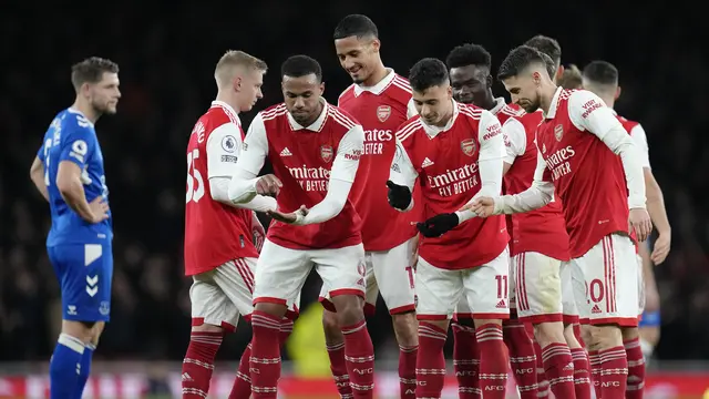 Foto: Arsenal Menang Telak, Liverpool Dekati Posisi Lima Besar Klasemen Liga Inggris