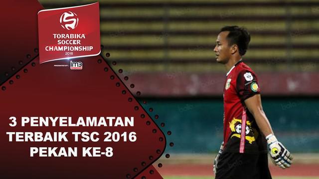 Video 3 penyelamatan terbaik Torabika Soccer Championship 2016 pada pekan ke-8.