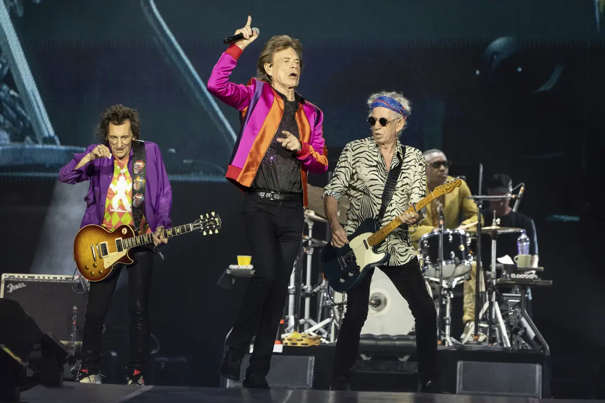 Aksi The Rolling Stones Hibur Penonton di Prancis