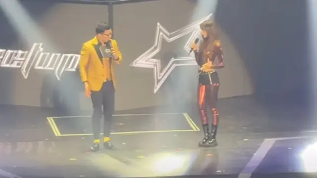 Detail Outfit Menyala Lisa BLACKPINK dengan Bodysuit Merah Metalik Seharga Rp20jutaan Saat Fan Meeting di Jakarta