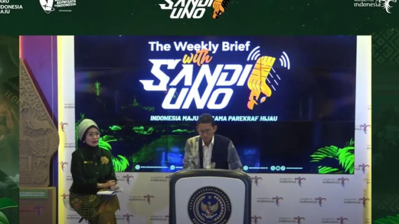 Adyatama Kepariwisataan dan Ekonomi Kreatif Ahli Utama Kemenparekraf Nia Niscaya dalam Weekly Press Briefing, Senin, 26 Agustus 2024