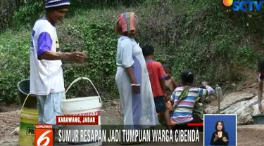 Jumlahnya tak banyak, juga kondisinya yang keruh menjadi tumpuan warga demi mencukupi kebutuhan akan air.