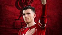 Bek Liverpool, Andrew Robertson. (Bola.com/Ario Yosia/Gemini)