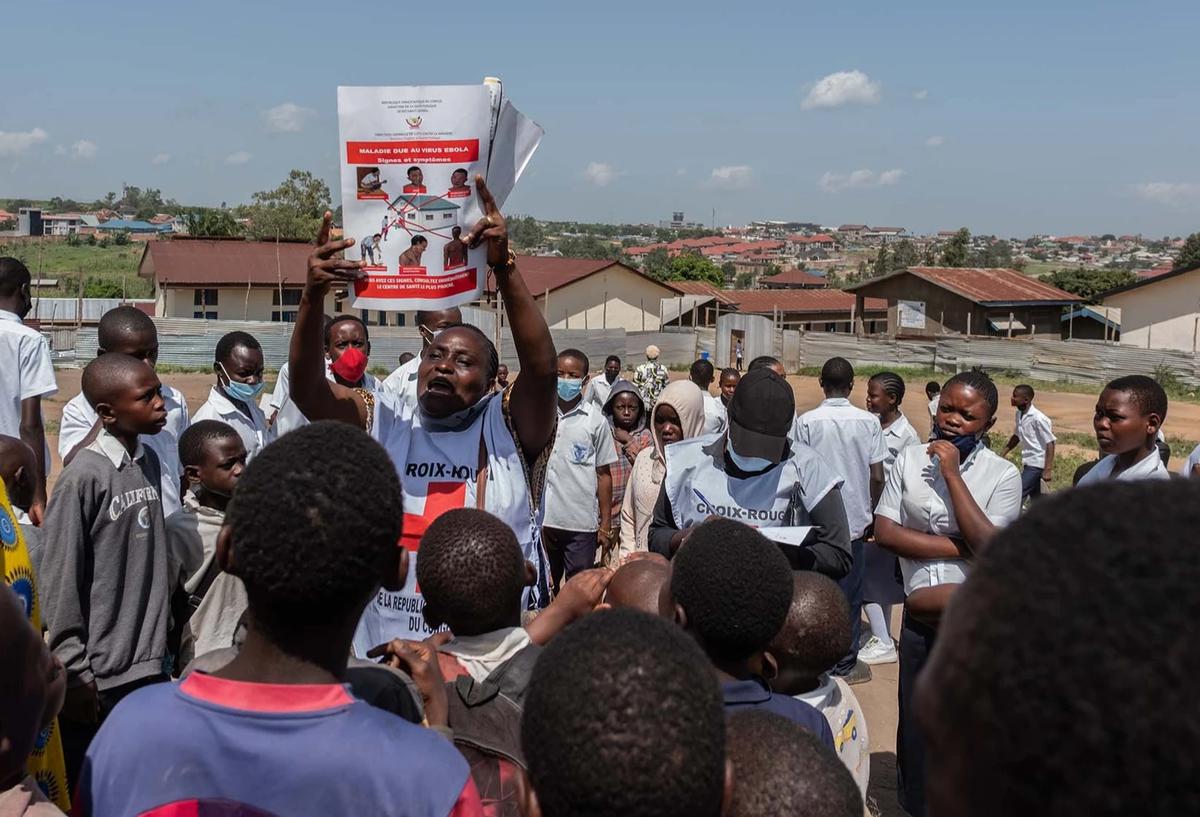 FOTO: Sosialisasi Pencegahan Ebola Diperluas di Kongo