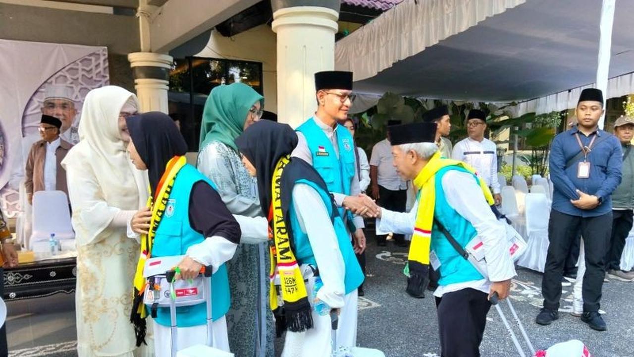 Wali Kota Mataram Lepas 393 Calon Haji Kloter 5, Tekankan Kesabaran dan Tolong-Menolong