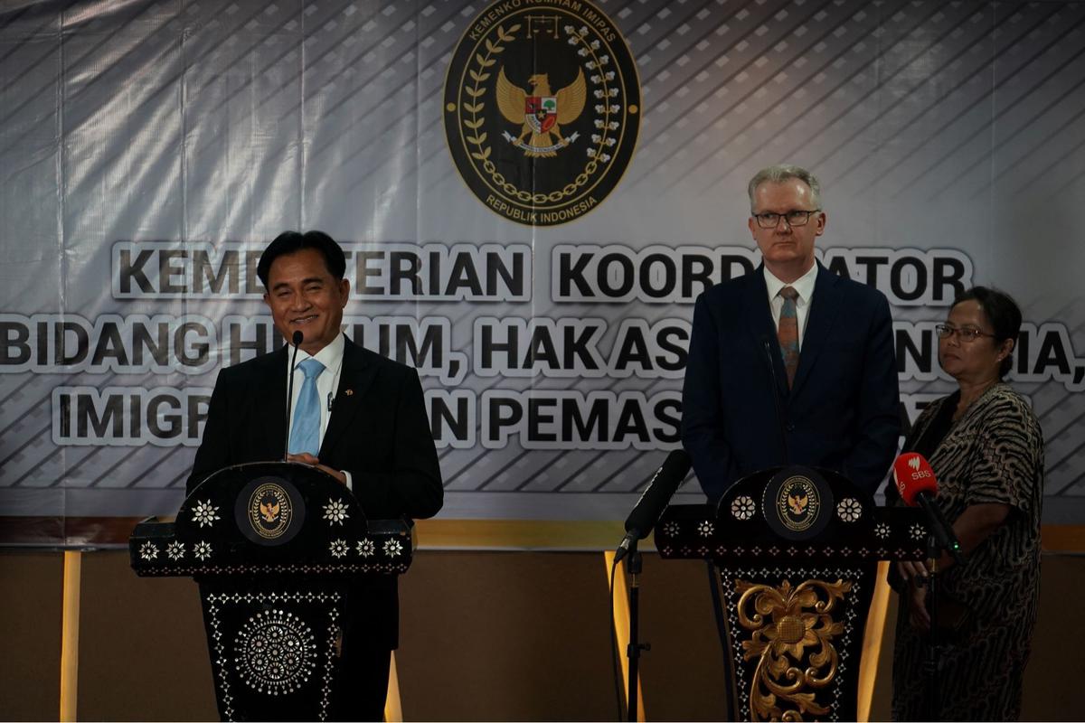 Menko Yusril dan Mendagri Australia bertemu bahas pemulangan narapidana Bali Nine