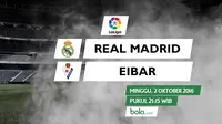 La Liga_Real Madrid vs Eibar (Bola.com/Adreanus Titus)