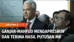 Capres dan Cawapres nomor urut 3, Ganjar Pranowo dan Mahfud MD mengapresiasi dan menerima hasil putusan Mahkamah Konstitusi dalam gugatan sengketa Pilpres 2024.