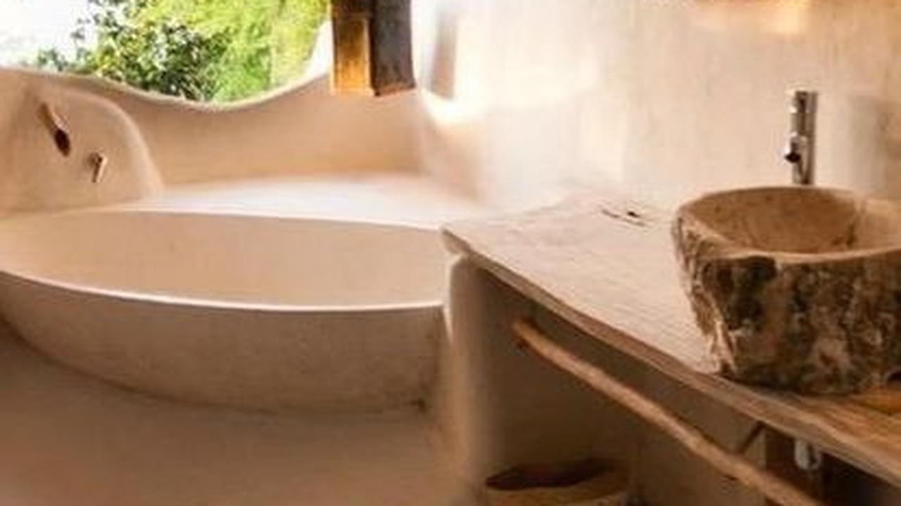 Kamar Mandi Khas Pedesaan yang Mewah dan Estetik