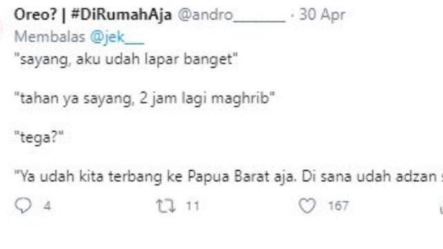 cuitan kocak batalin puasa