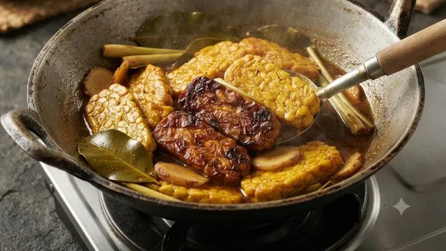 resep tempe bacem khas Jogja