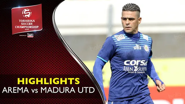 Video highlights TSC 2016 antara Arema Cronus vs Madura United yang berakhir dengan skor 2-1 di Stadion Kanjuruhan, Jumat (2/9).