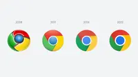 Perubahan logo Google Chrome (Twitter @elvin_not_11)
