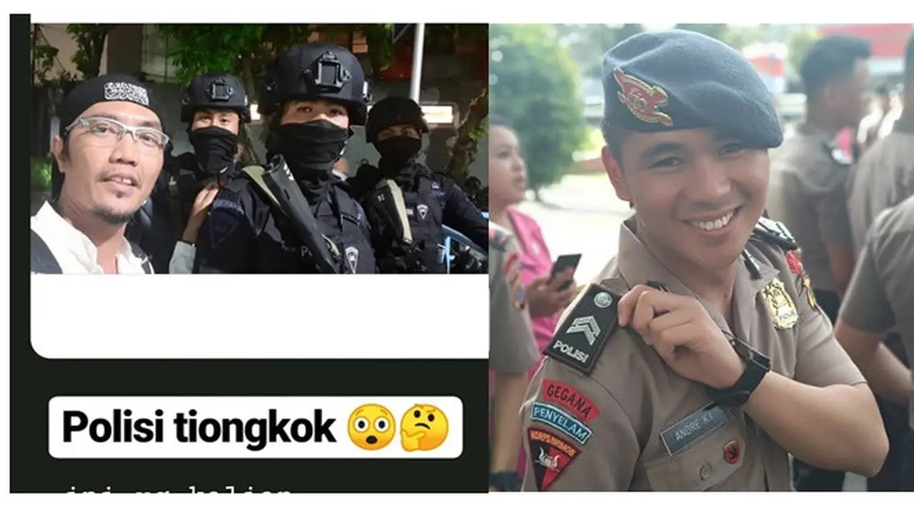 Andre Brimob (Sumber: Instagram/roccabarayaa/krissandro_23)
