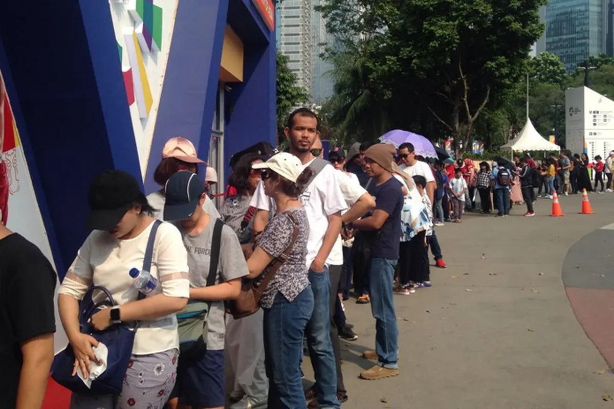 Antrean super store Asian Games 2018