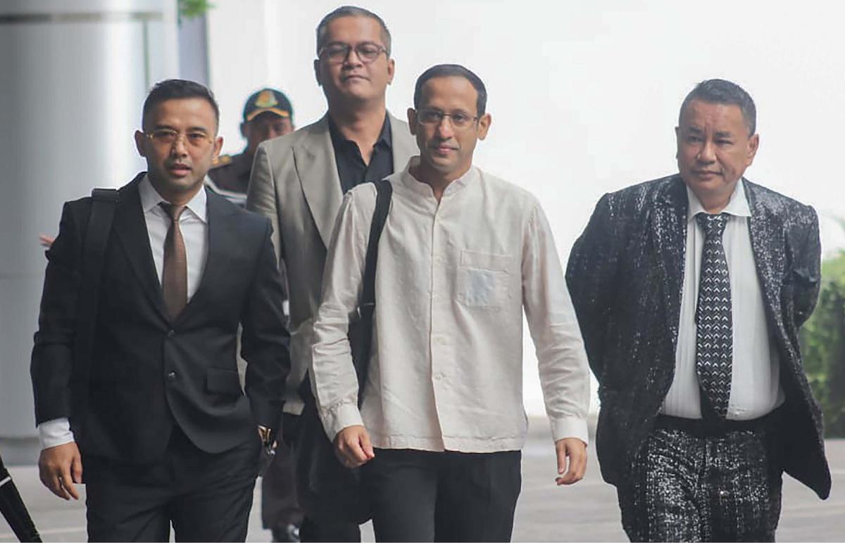 FOTO: Dipanggil Kejagung Lagi, Nadiem Diperiksa Terkait Kasus Laptop Rp9,9 Triliun
