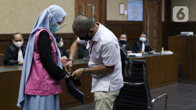 FOTO: Jaksa Pinangki Jalani Sidang Pembacaan Eksepsi