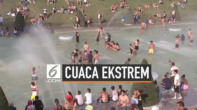 VIDEO: Suhu Paris Capai 42 Derajat Celcius