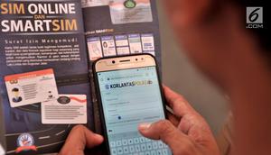 Perpanjang SIM Online (Image Bank Liputan6)