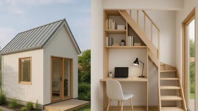 Desain Rumah Kecil 5×8 Bergaya Skandinavia/AI