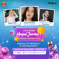 Bersama Fimelahood, besok kita akan mendengarkan sharing session bareng Tasya Farasya di Love Every Magical Journey Class! (Sumber foto: fimela)