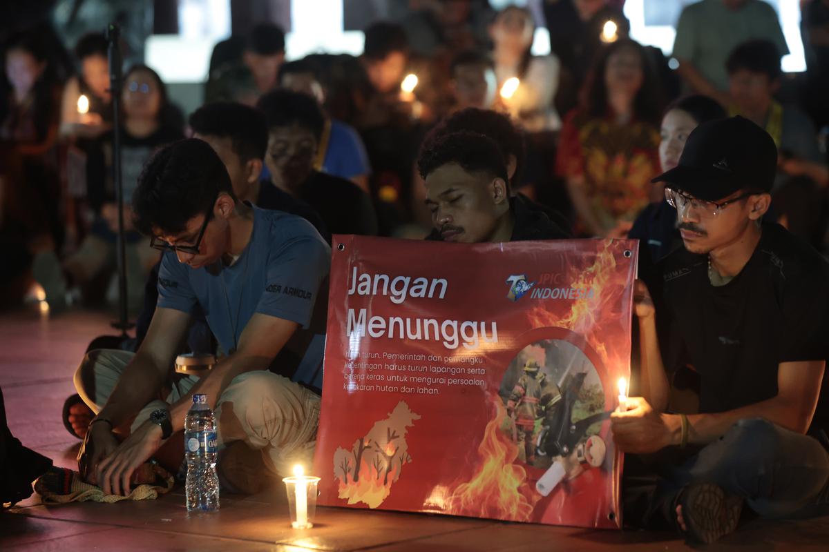 Aksi Doa Bersama Jadi Seruan untuk Hentikan Karhutla