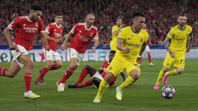 Foto: Bekuk Benfica, Inter Milan Kembali Tatap Semifinal Liga Champions setelah 13 Tahun