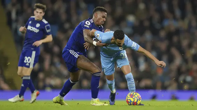 Manchester City Vs Leeds United di Liga Inggris