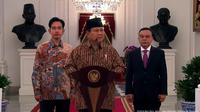 Presiden Prabowo Subianto didampingi Wakil Presiden Gibran Rakabuming Raka akhirnya mengumumkan susunan menteri yang disebut Kabinet Merah Putih periode 2024-2029.