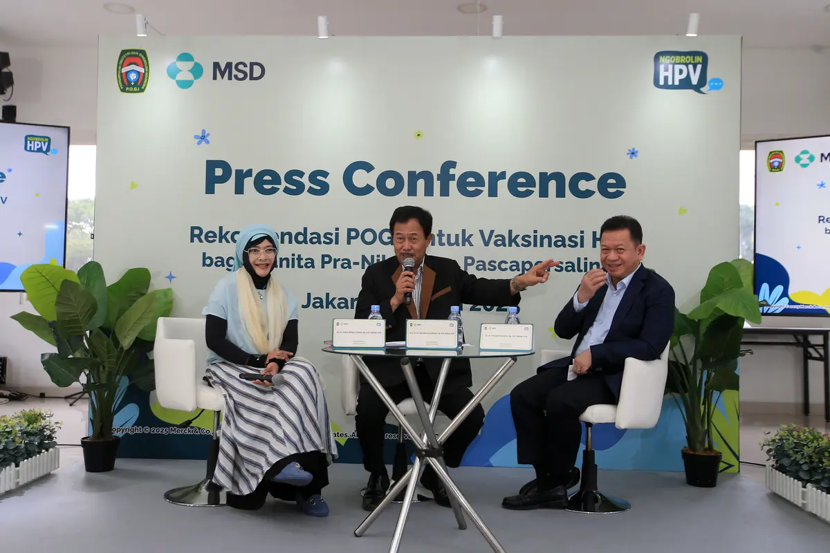 Cegah Kanker Serviks, POGI Rilis Panduan Vaksinasi HPV untuk Wanita Pra-Nikah dan Pascapersalinan