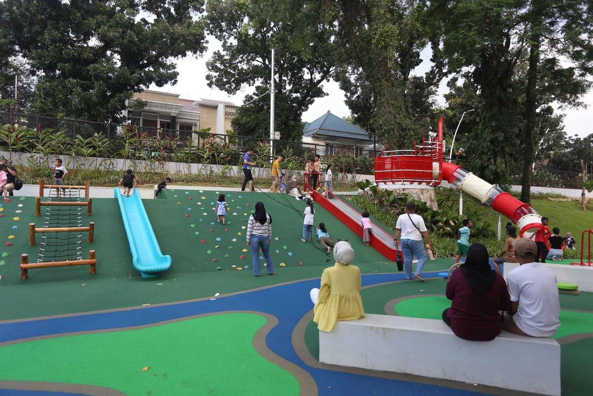 FOTO: Taman Bendera Pusaka Hadirkan Ruang Hijau Terpadu di Jakarta Selatan