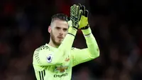 Kiper Manchester United asal Spanyol, David de Gea. (Reuters/Carl Recine)