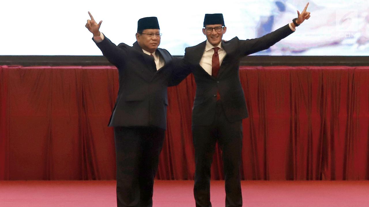 Momen Pidato Kebangsaan Prabowo Sandi Indonesia Menang