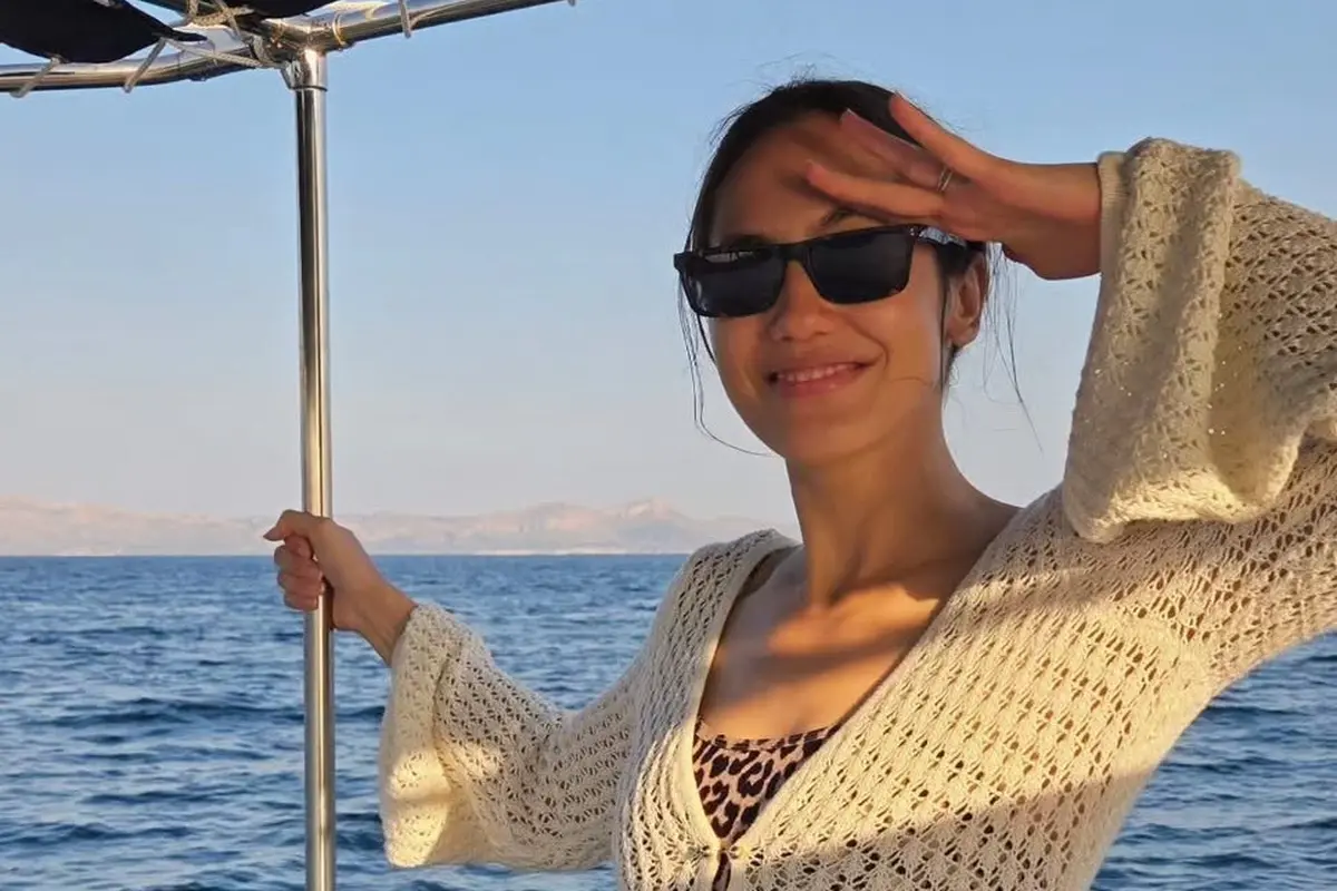 Pevita Pearce liburan bareng suami