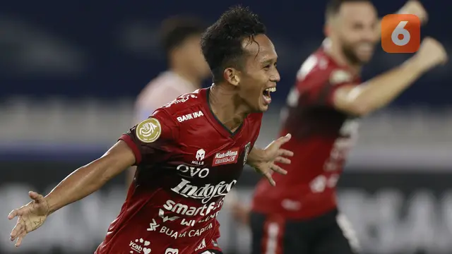 Foto: M. Rahmat Cetak Gol Tunggal Kemenangan Bali United atas Persik Kediri, sekaligus Gol Pertama di BRI Liga 1 2021 / 2022