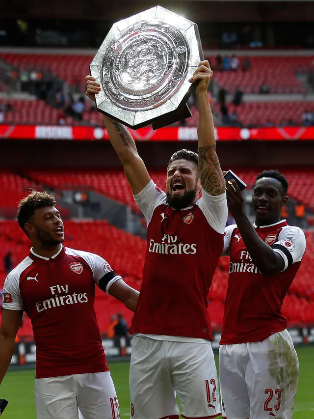 Kalahkan Chelsea, Arsenal Rayakan Kemenganan di Community Shield